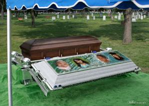 Wilbert Burial Vault Ovation Set Up: Calumet Wilbert